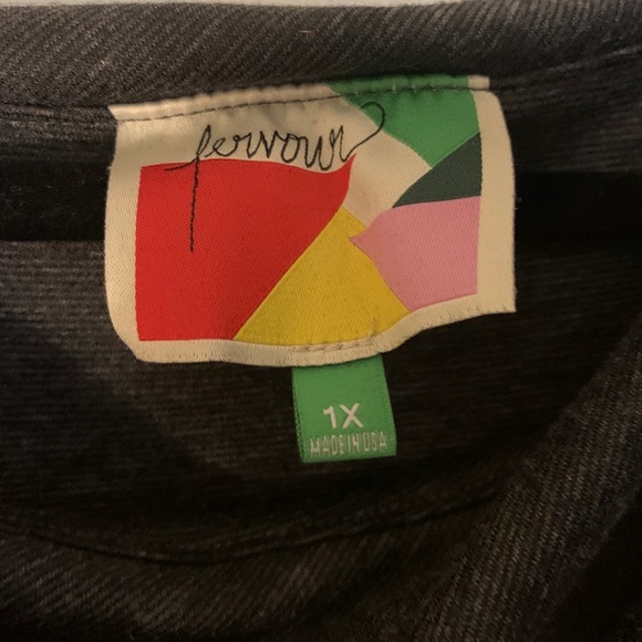 Modcloth Grey Cowlneck Dress Size 1X - Picture 4 of 7